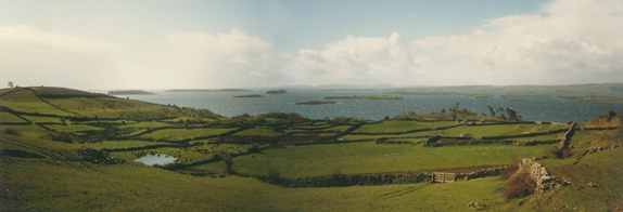 Looking over Lough Corrib, Ireland